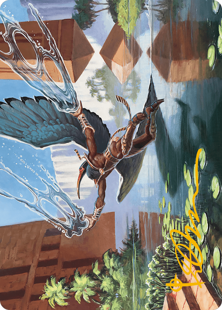Nadu, Winged Wisdom Art Card (Gold-Stamped Signature) [Modern Horizons 3 Art Series] | Jomio and Rueliete's Cards and Comics