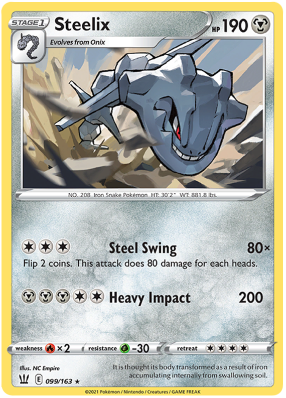 Steelix (099/163) [Sword & Shield: Battle Styles] | Jomio and Rueliete's Cards and Comics