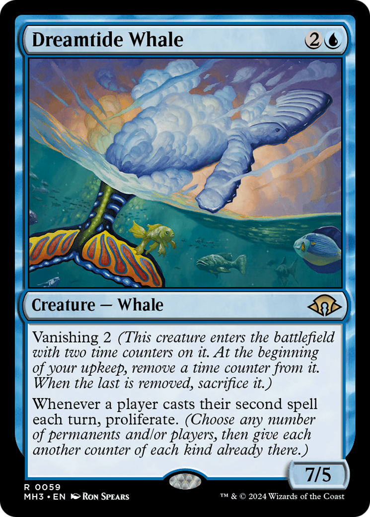 Dreamtide Whale [Modern Horizons 3] | Jomio and Rueliete's Cards and Comics