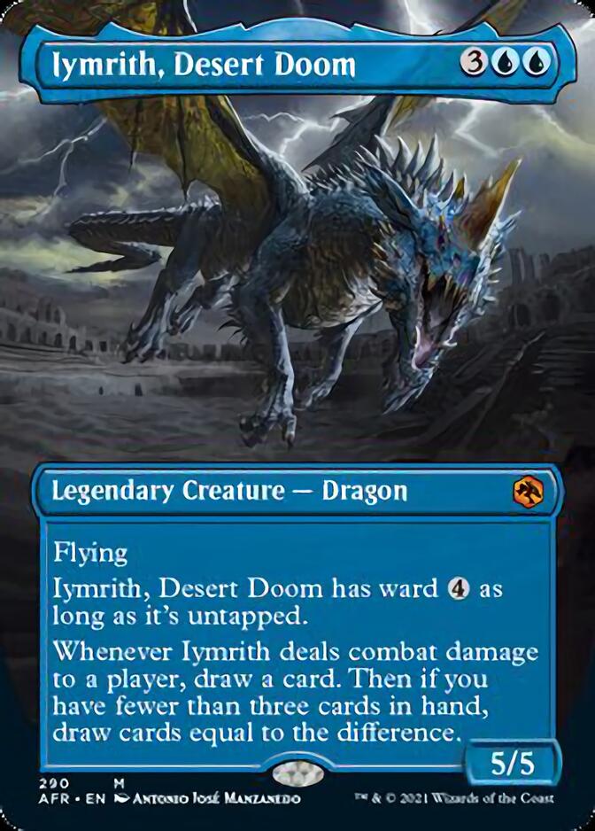 Iymrith, Desert Doom (Borderless Alternate Art) [Dungeons & Dragons: Adventures in the Forgotten Realms] | Jomio and Rueliete's Cards and Comics