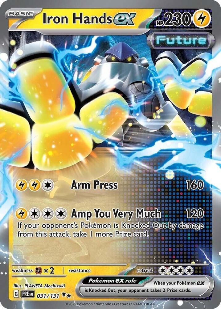 Iron Hands ex (031/131) [Scarlet & Violet: Prismatic Evolutions] | Jomio and Rueliete's Cards and Comics