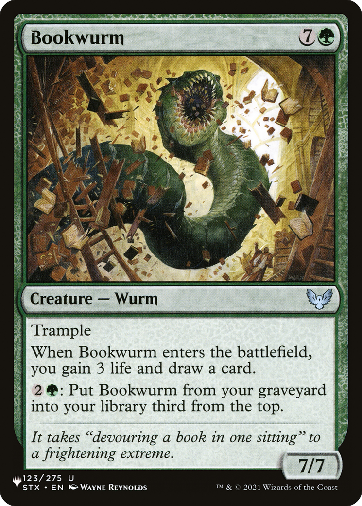 Bookwurm [The List] | Jomio and Rueliete's Cards and Comics