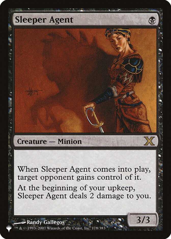 Sleeper Agent [The List] | Jomio and Rueliete's Cards and Comics