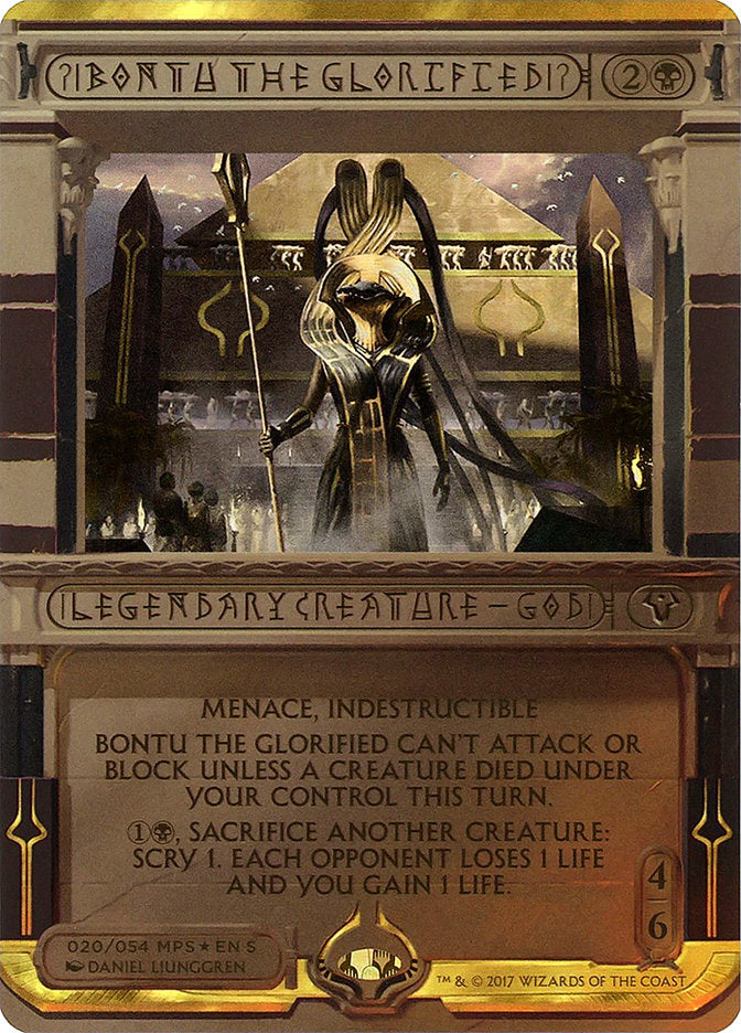 Bontu the Glorified (Invocation) [Amonkhet Invocations] | Jomio and Rueliete's Cards and Comics