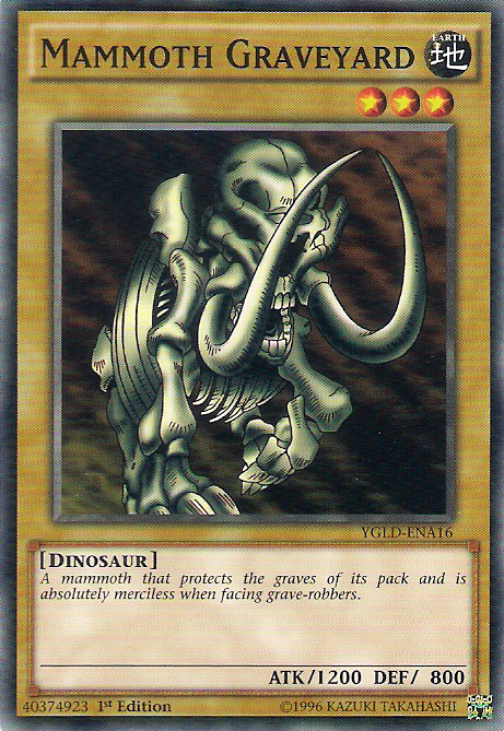 Mammoth Graveyard [YGLD-ENA16] Common | Jomio and Rueliete's Cards and Comics