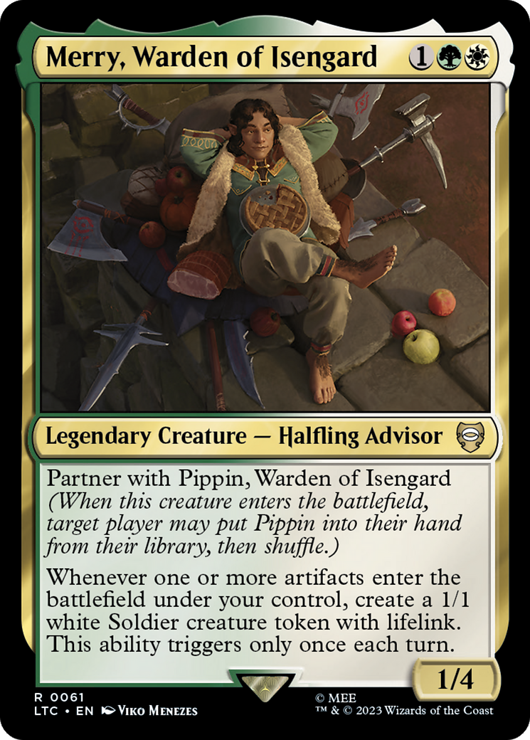 Merry, Warden of Isengard [The Lord of the Rings: Tales of Middle-Earth Commander] | Jomio and Rueliete's Cards and Comics