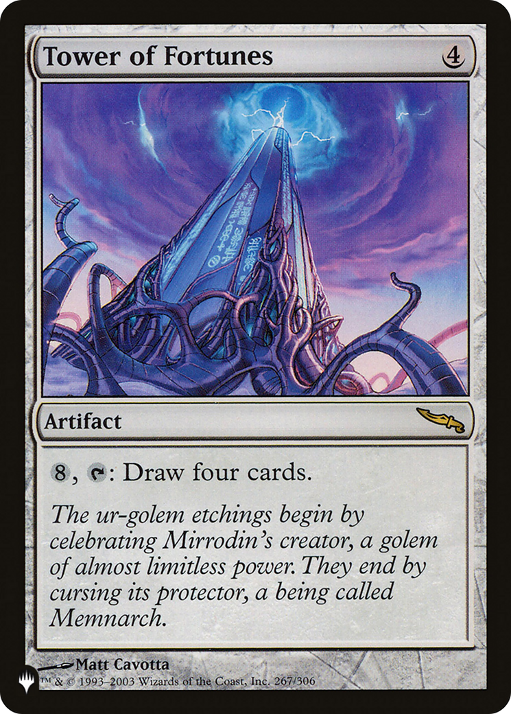 Tower of Fortunes [The List] | Jomio and Rueliete's Cards and Comics