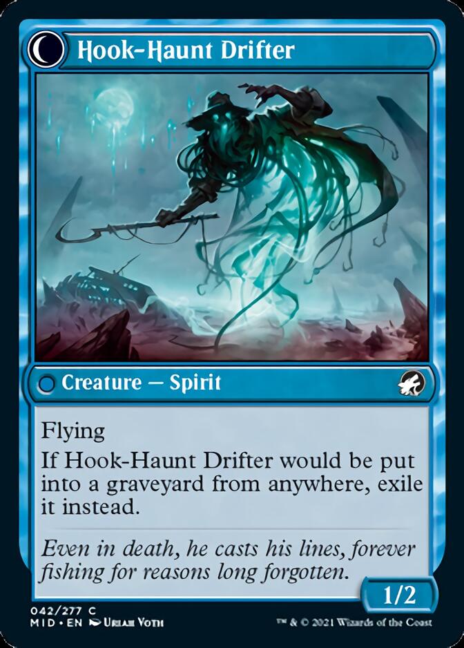 Baithook Angler // Hook-Haunt Drifter [Innistrad: Midnight Hunt] | Jomio and Rueliete's Cards and Comics