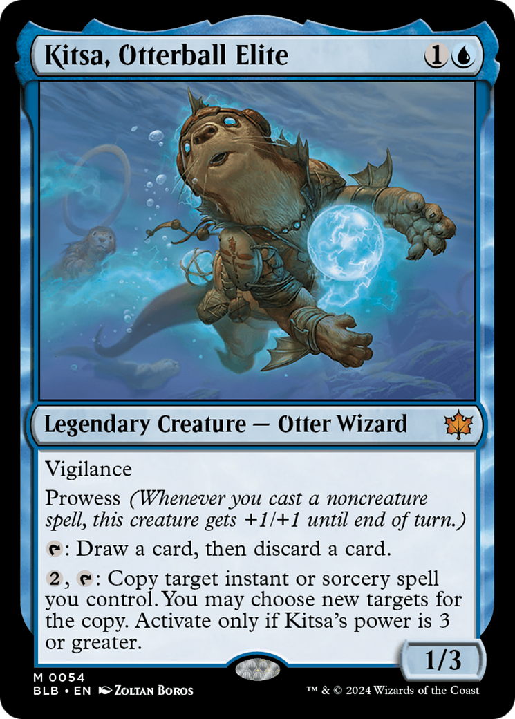 Kitsa, Otterball Elite [Bloomburrow] | Jomio and Rueliete's Cards and Comics