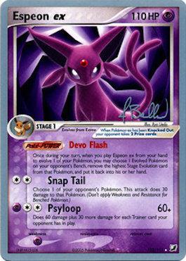 Espeon ex (102/115) (Eeveelutions - Jimmy Ballard) [World Championships 2006] | Jomio and Rueliete's Cards and Comics