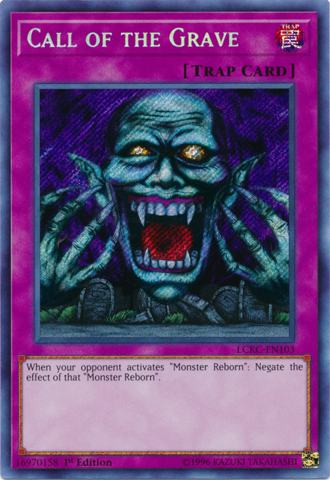 Call of the Grave [LCKC-EN103] Secret Rare | Jomio and Rueliete's Cards and Comics