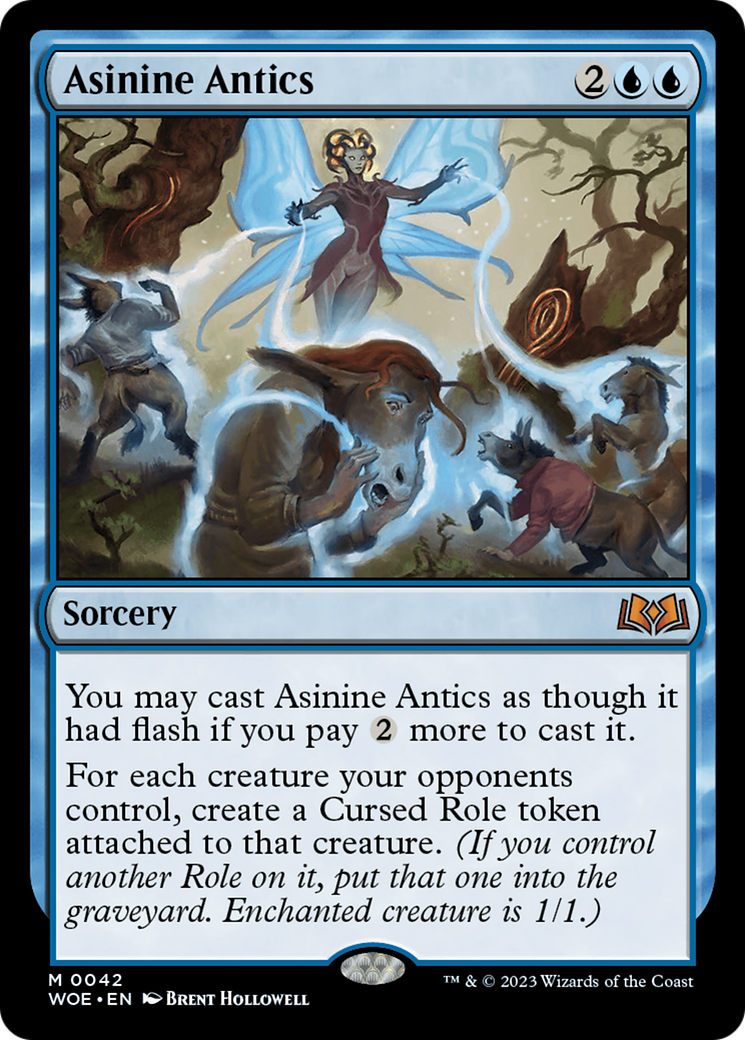 Asinine Antics [Wilds of Eldraine] | Jomio and Rueliete's Cards and Comics