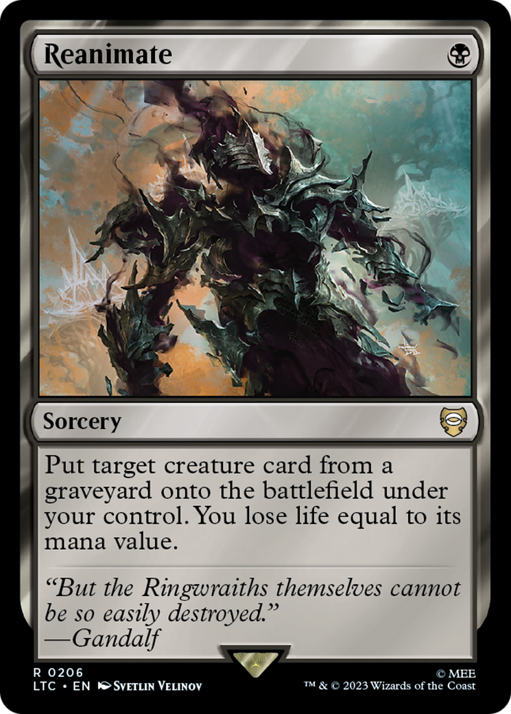 Reanimate [The Lord of the Rings: Tales of Middle-Earth Commander] | Jomio and Rueliete's Cards and Comics