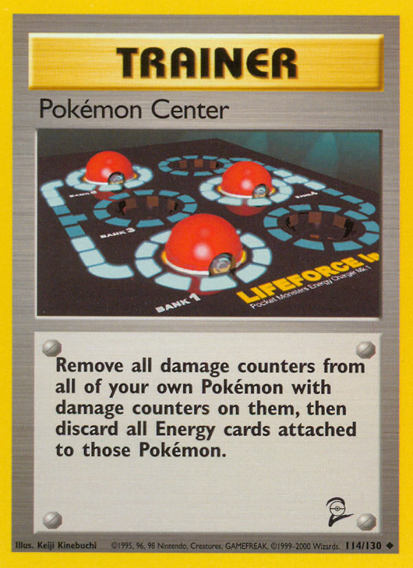 Pokemon Center (114/130) [Base Set 2] | Jomio and Rueliete's Cards and Comics