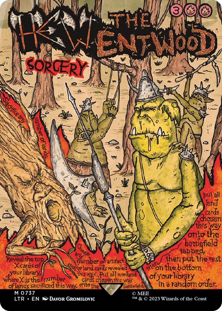 Hew the Entwood (Borderless Poster) [The Lord of the Rings: Tales of Middle-Earth] | Jomio and Rueliete's Cards and Comics