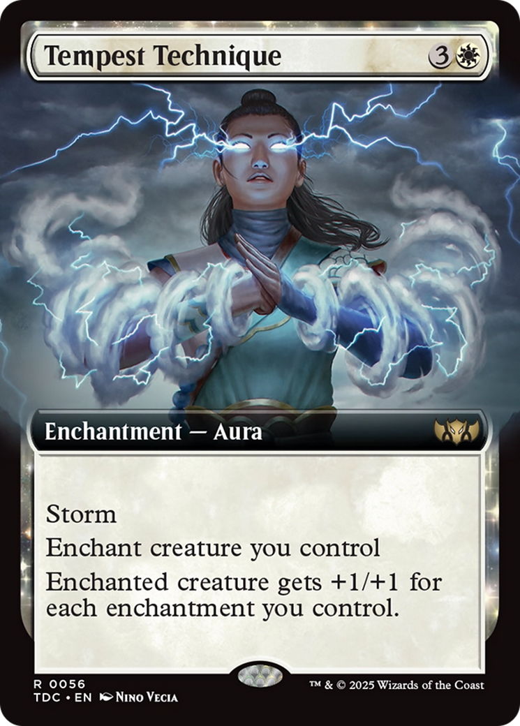 Tempest Technique (Extended Art) [Tarkir: Dragonstorm Commander] | Jomio and Rueliete's Cards and Comics
