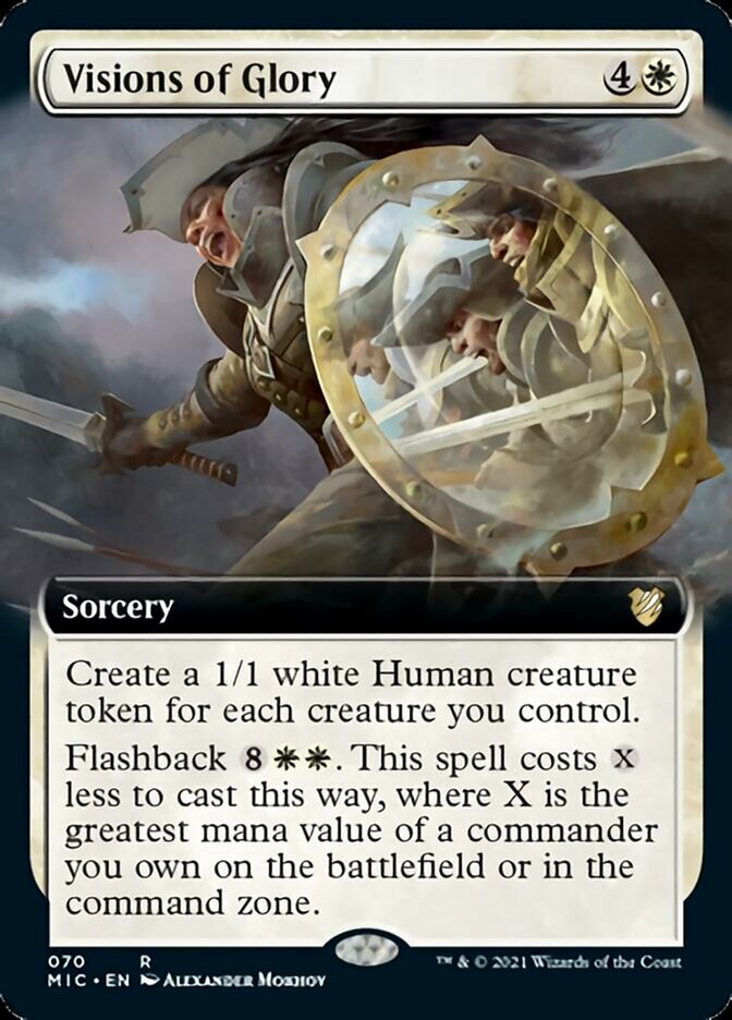Visions of Glory (Extended Art) [Innistrad: Midnight Hunt Commander] | Jomio and Rueliete's Cards and Comics