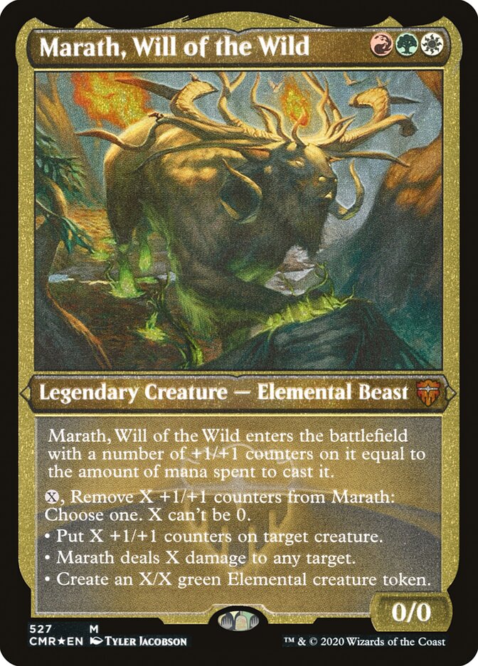 Marath, Will of the Wild (Etched) [Commander Legends] | Jomio and Rueliete's Cards and Comics