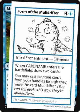 Form of the Mulldrifter (2021 Edition) [Mystery Booster Playtest Cards] | Jomio and Rueliete's Cards and Comics