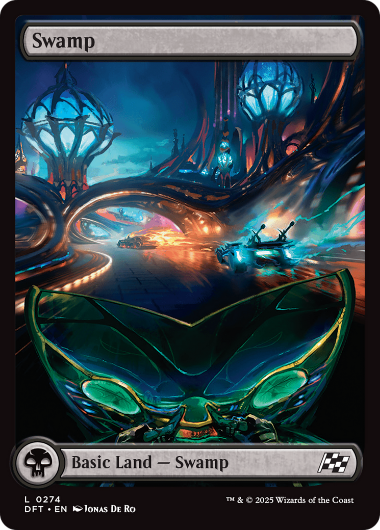 Swamp (0274) [Aetherdrift] | Jomio and Rueliete's Cards and Comics