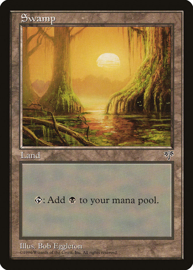 Swamp (Sunset) [Mirage] | Jomio and Rueliete's Cards and Comics