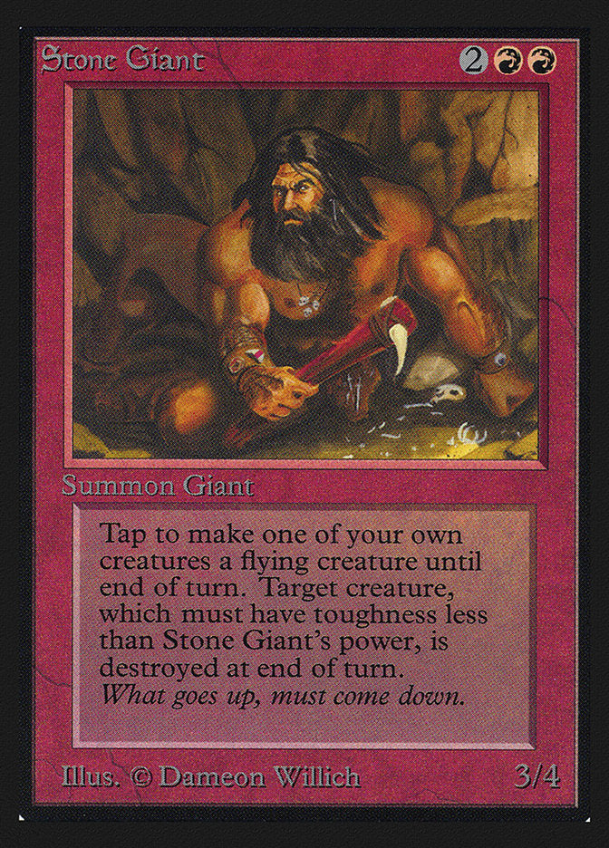 Stone Giant [Collectors' Edition] | Jomio and Rueliete's Cards and Comics