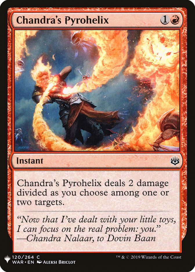 Chandra's Pyrohelix [Mystery Booster] | Jomio and Rueliete's Cards and Comics