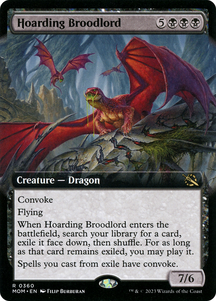 Hoarding Broodlord (Extended Art) [March of the Machine] | Jomio and Rueliete's Cards and Comics