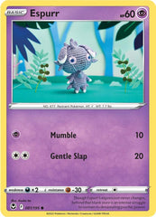 Espurr (081/195) [Sword & Shield: Silver Tempest] | Jomio and Rueliete's Cards and Comics