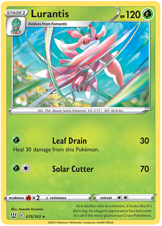 Lurantis (015/163) [Sword & Shield: Battle Styles] | Jomio and Rueliete's Cards and Comics