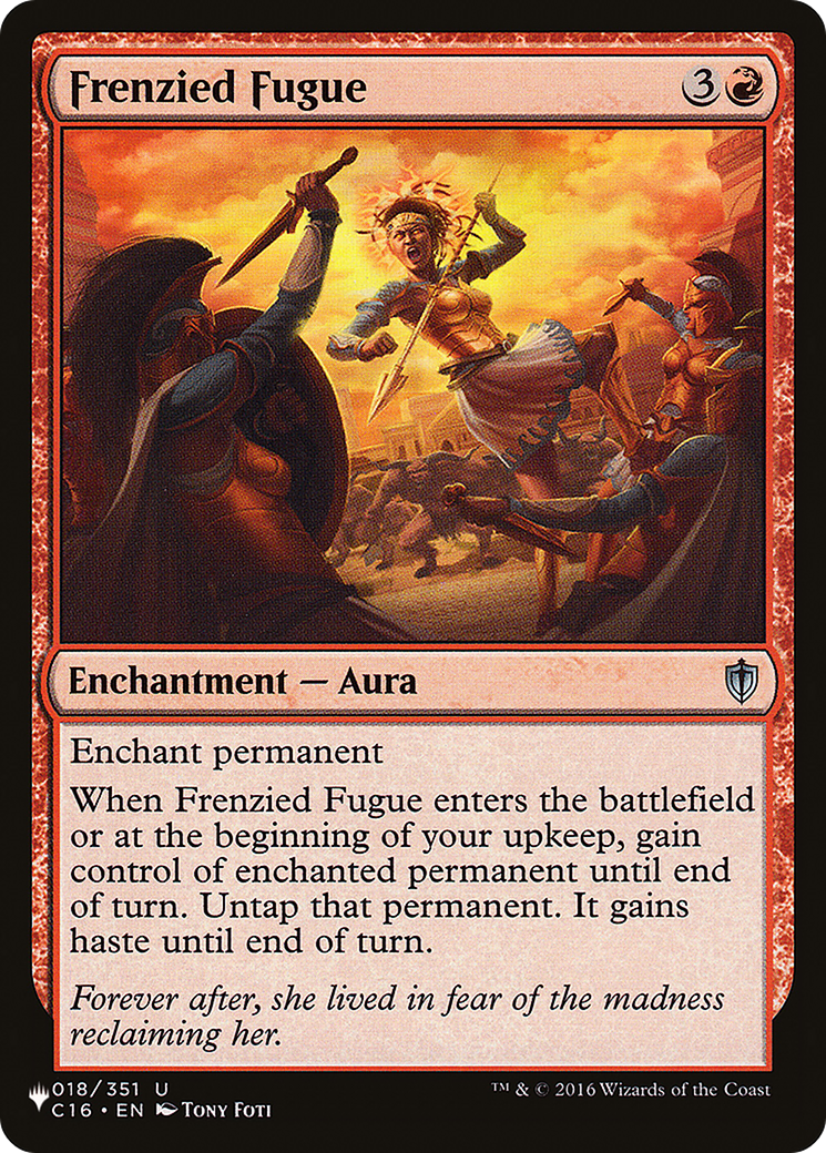 Frenzied Fugue [The List] | Jomio and Rueliete's Cards and Comics