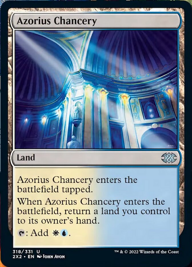 Azorius Chancery [Double Masters 2022] | Jomio and Rueliete's Cards and Comics