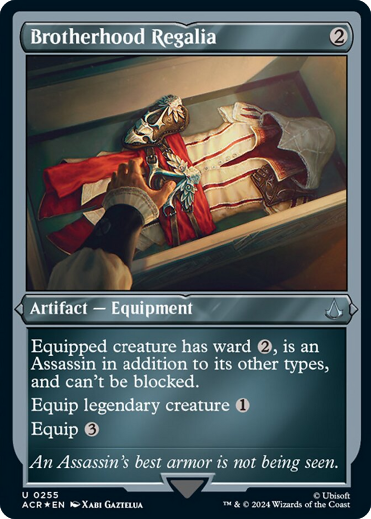Brotherhood Regalia (Foil Etched) [Assassin's Creed] | Jomio and Rueliete's Cards and Comics