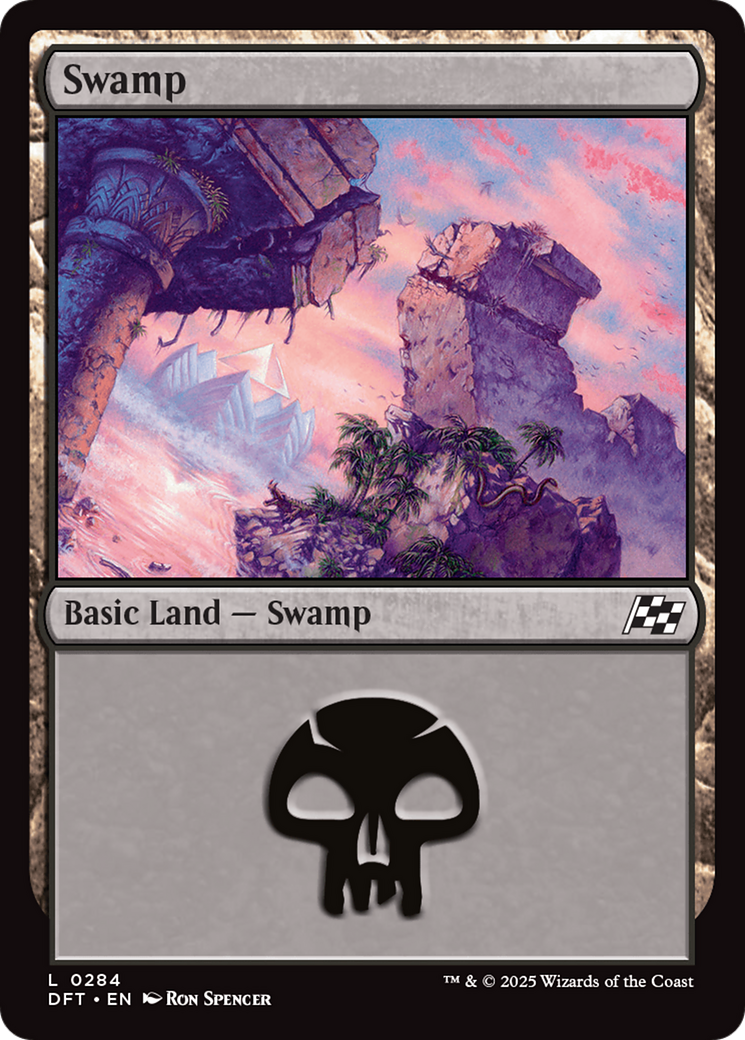 Swamp (0284) [Aetherdrift] | Jomio and Rueliete's Cards and Comics