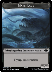 Elephant // Marit Lage Double-Sided Token [Dominaria Remastered Tokens] | Jomio and Rueliete's Cards and Comics