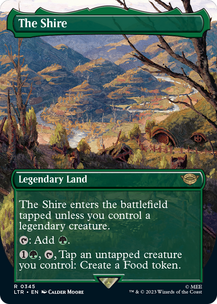 The Shire (Borderless Alternate Art) [The Lord of the Rings: Tales of Middle-Earth] | Jomio and Rueliete's Cards and Comics