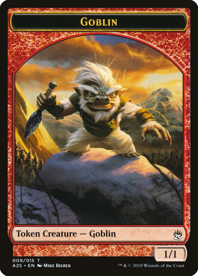 Goblin Token [Masters 25 Tokens] | Jomio and Rueliete's Cards and Comics