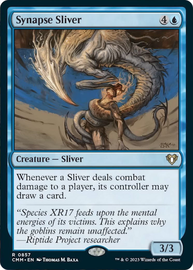 Synapse Sliver [Commander Masters] | Jomio and Rueliete's Cards and Comics