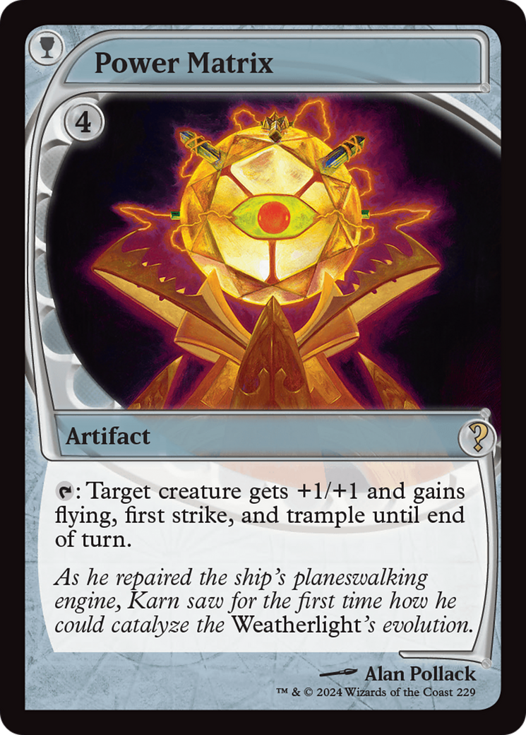 Power Matrix (Future Sight) [Mystery Booster 2] | Jomio and Rueliete's Cards and Comics