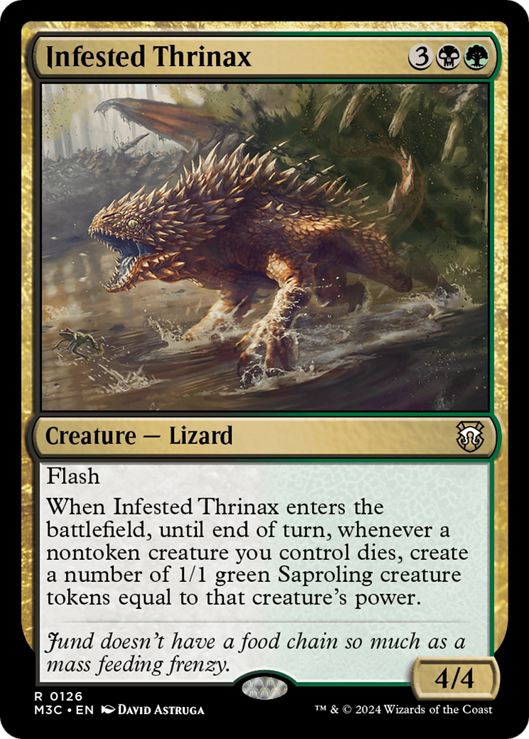 Infested Thrinax [Modern Horizons 3 Commander] | Jomio and Rueliete's Cards and Comics