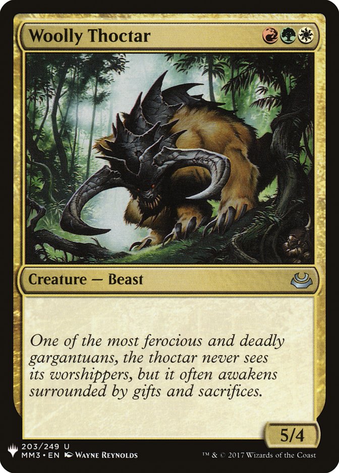 Woolly Thoctar [Mystery Booster] | Jomio and Rueliete's Cards and Comics