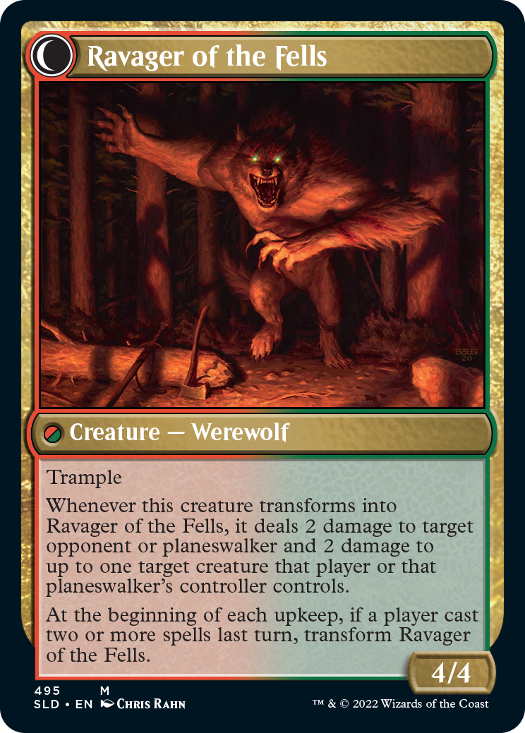 Huntmaster of the Fells // Ravager of the Fells [Secret Lair Drop Series] | Jomio and Rueliete's Cards and Comics