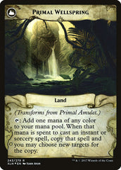 Primal Amulet // Primal Wellspring [Ixalan Prerelease Promos] | Jomio and Rueliete's Cards and Comics
