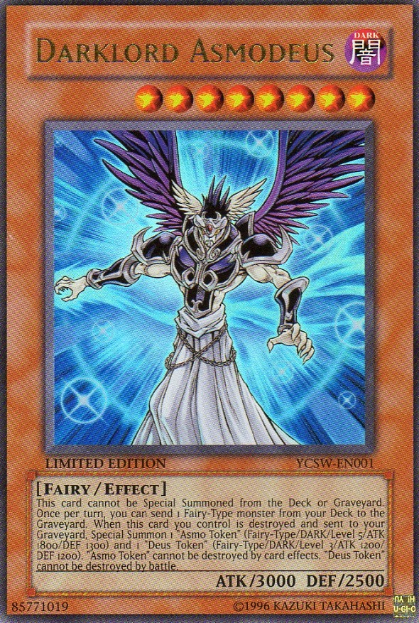 Darklord Asmodeus [YCSW-EN001] Ultra Rare | Jomio and Rueliete's Cards and Comics