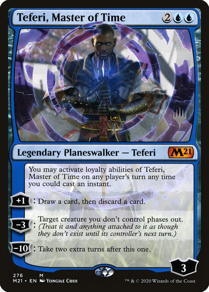 Teferi, Master of Time (Promo Pack) (276) [Core Set 2021 Promos] | Jomio and Rueliete's Cards and Comics
