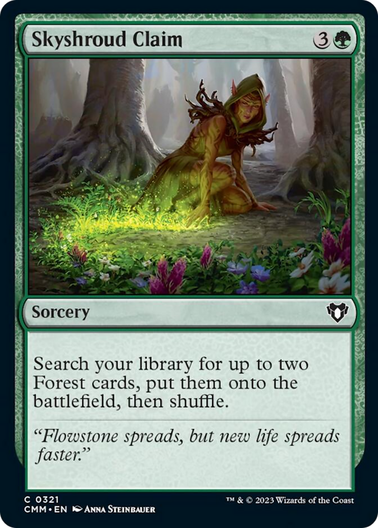 Skyshroud Claim [Commander Masters] | Jomio and Rueliete's Cards and Comics