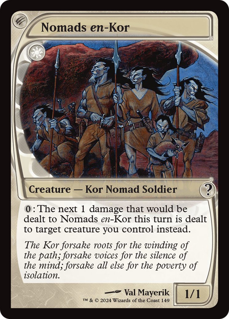 Nomads en-Kor (Future Sight) [Mystery Booster 2] | Jomio and Rueliete's Cards and Comics
