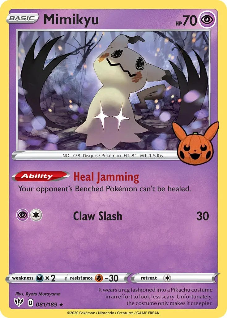 Mimikyu (081/189) [Trick or Trade] | Jomio and Rueliete's Cards and Comics