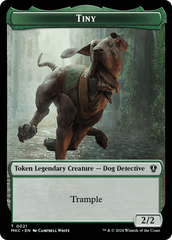 Eldrazi // Tiny Double-Sided Token [Murders at Karlov Manor Commander Tokens] | Jomio and Rueliete's Cards and Comics