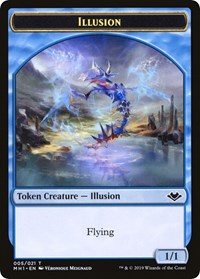 Illusion // Bear Double-Sided Token [Modern Horizons Tokens] | Jomio and Rueliete's Cards and Comics